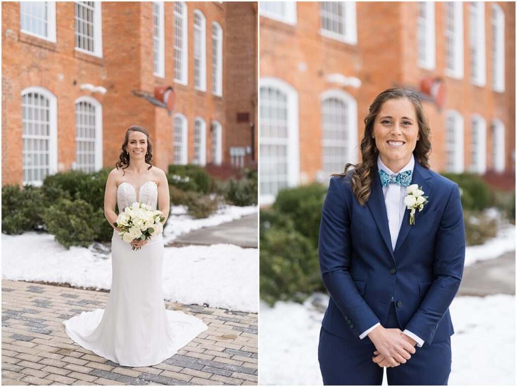 Photo of Brides | Same Sex Wedding | Durham Wedding Photographer | Wedding at The Cotton Room | Sarah Hinckley Photography