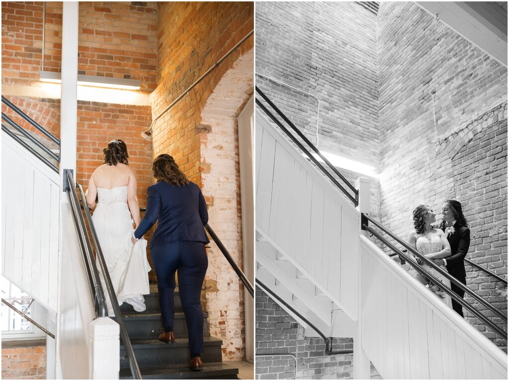 Bridal Portraits | Same Sex Couple | Durham Wedding Photographer | Wedding at The Cotton Room | Sarah Hinckley Photography