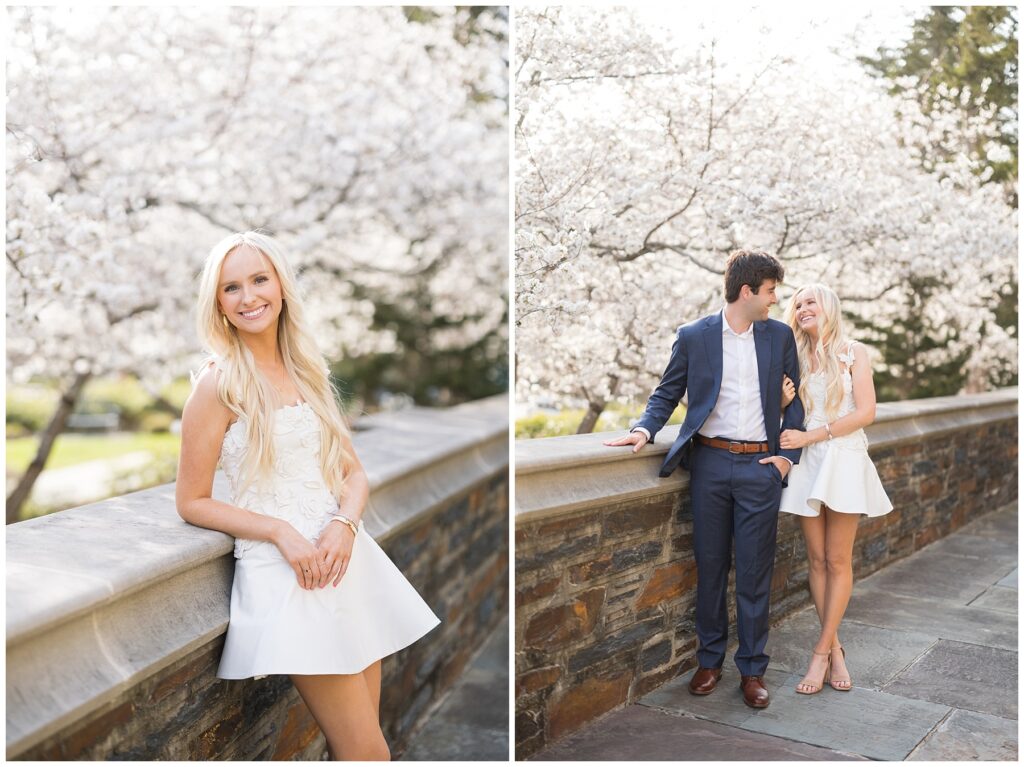 Cherry Blossom Trees | Duke University Senior | Duke University Grad | Durham Senior Photographer