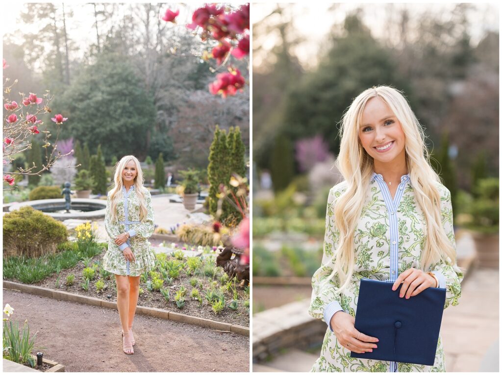 Duke Gardens | Duke University Senior | Duke University Grad | Durham Senior Photographer
