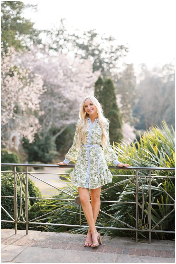 Duke Gardens | Cherry Blossom Trees | Duke University Senior | Duke University Grad | Durham Senior Photographer