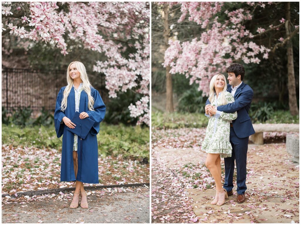 Cherry Blossom Trees | Duke University Senior | Duke University Grad | Durham Senior Photographer