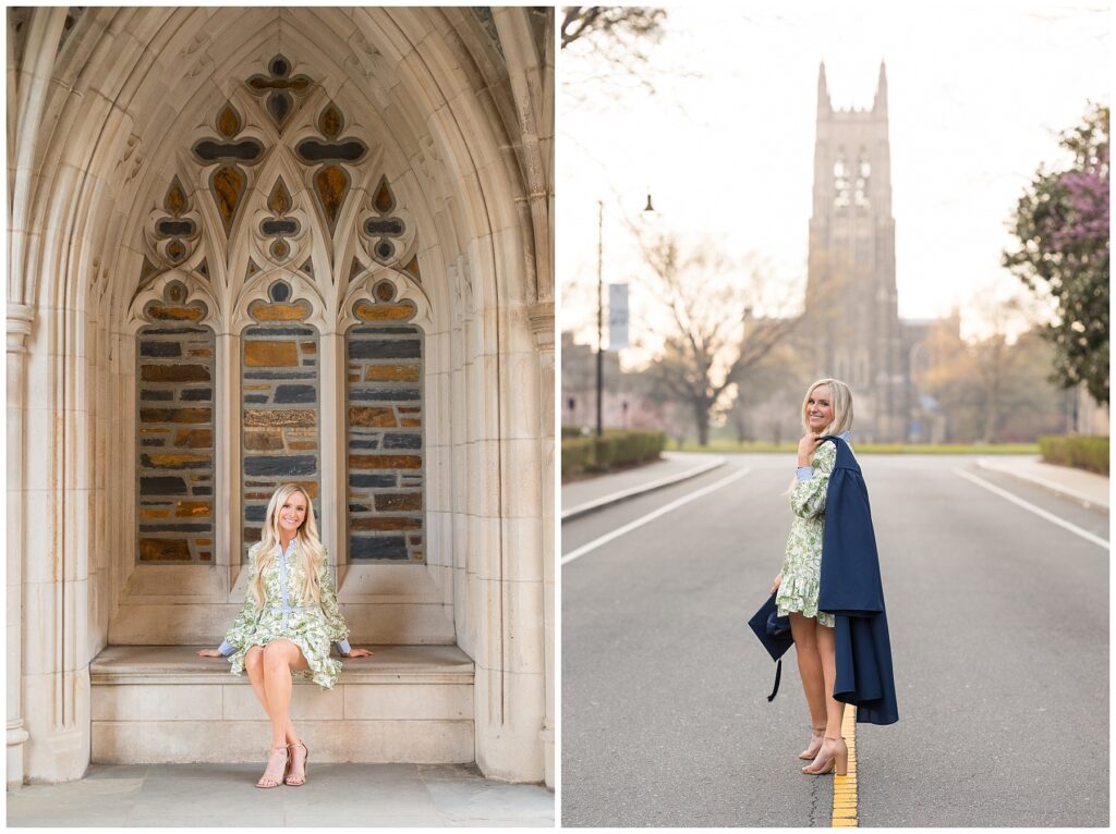 duke chapel | Chapel Dr | Duke University Senior | Duke University Grad | Durham Senior Photographer