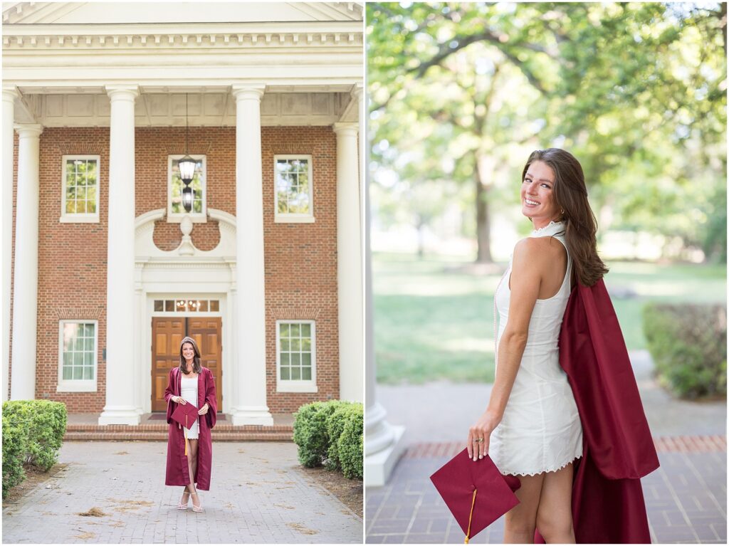 Meredith College Spring Grad Photos |  Raleigh Senior Photographer | Sarah Hinckley Photography | 2025