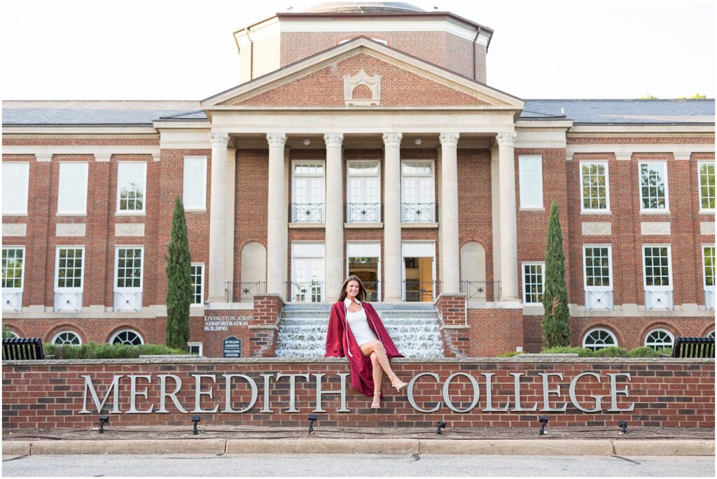 Meredith College Spring Grad Photos |  Raleigh Senior Photographer | Sarah Hinckley Photography | 2025