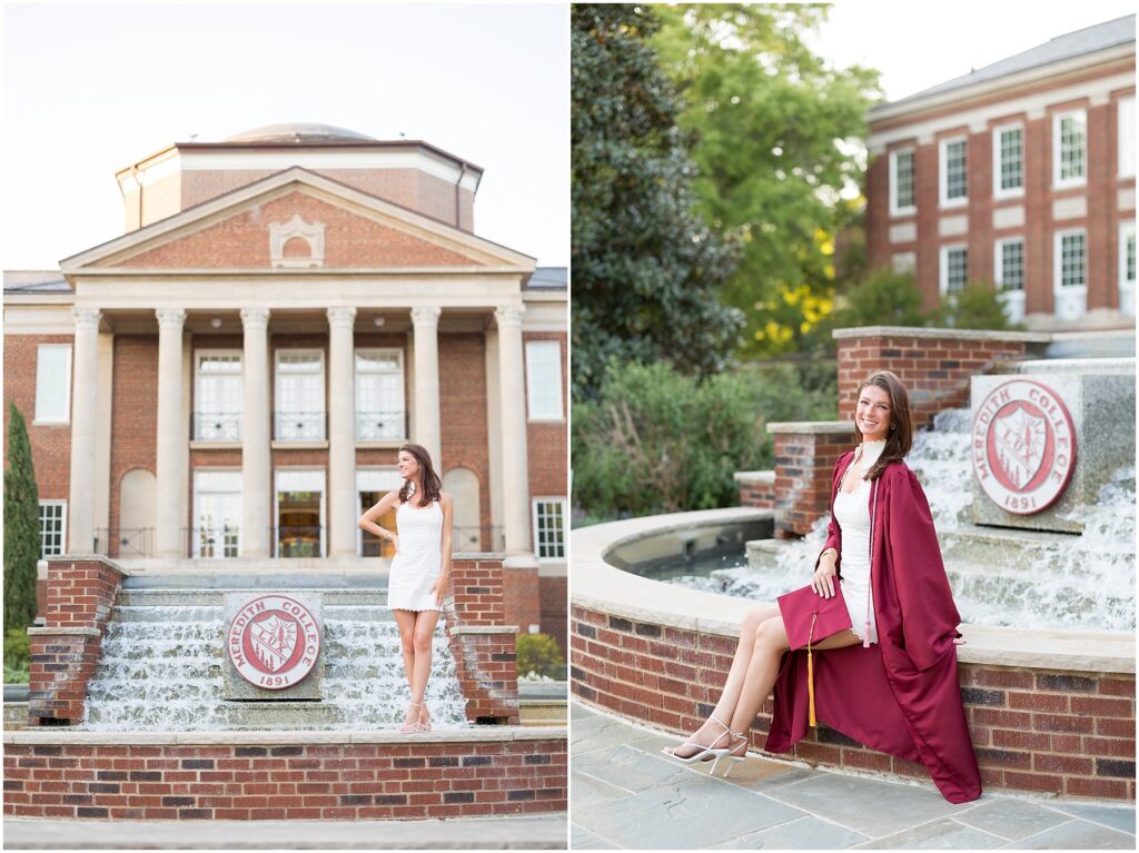 Meredith College Spring Grad Photos |  Raleigh Senior Photographer | Sarah Hinckley Photography | 2025