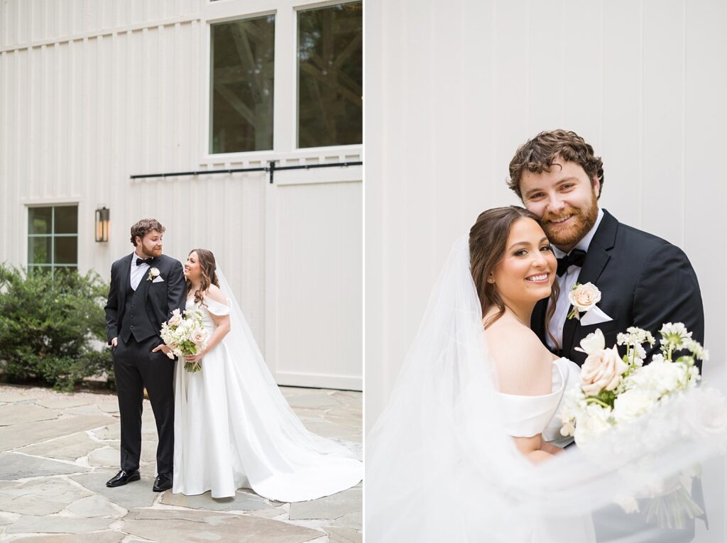 Wedding Portraits | Bride and Groom | Carolina Grove Wedding Venue | North Carolina Wedding Photographer | Carolina Grove Wedding Photos