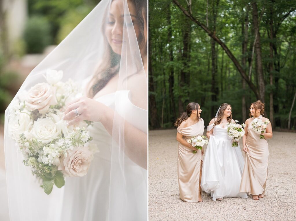 Bridal details | Bridesmaids | Carolina Grove Wedding Venue | Sarah Hinkley Photography | North Carolina Wedding Photographer