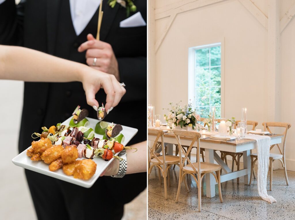 Reception details | Cocktail hour | table details | Raleigh Wedding Photographer | Carolina Grove Photographer  | Carolina Grove Wedding | Sarah Hinckley Photography