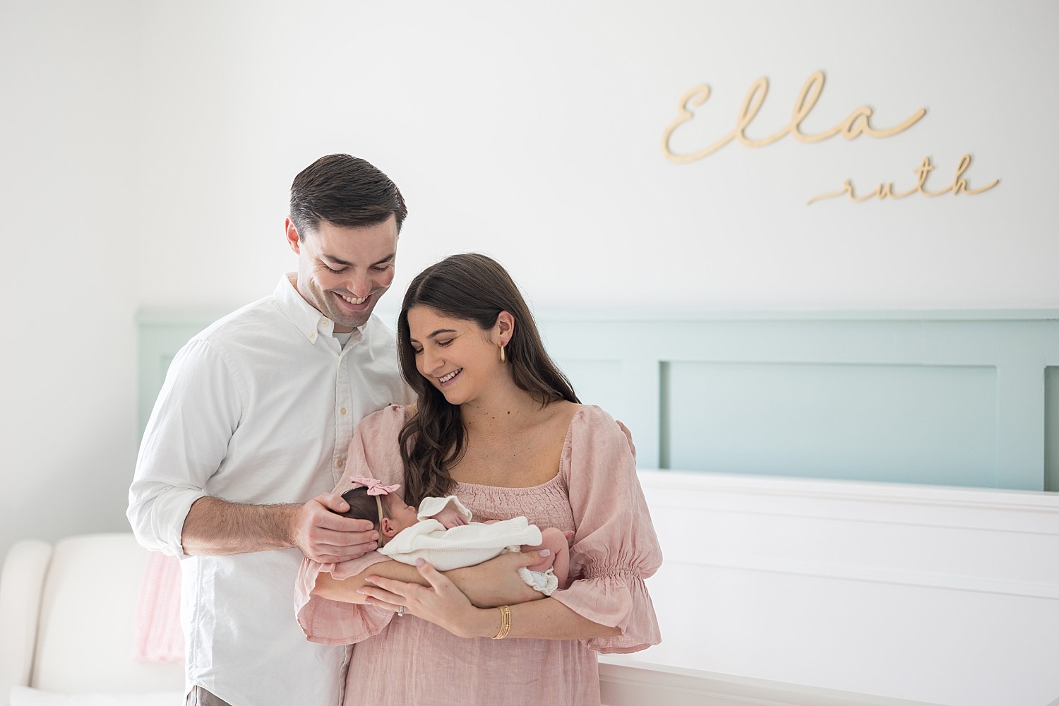 Raleigh Newborn Family Session at Home in Nursery | Sarah Hinckley Photography | Raleigh Newborn Photographer