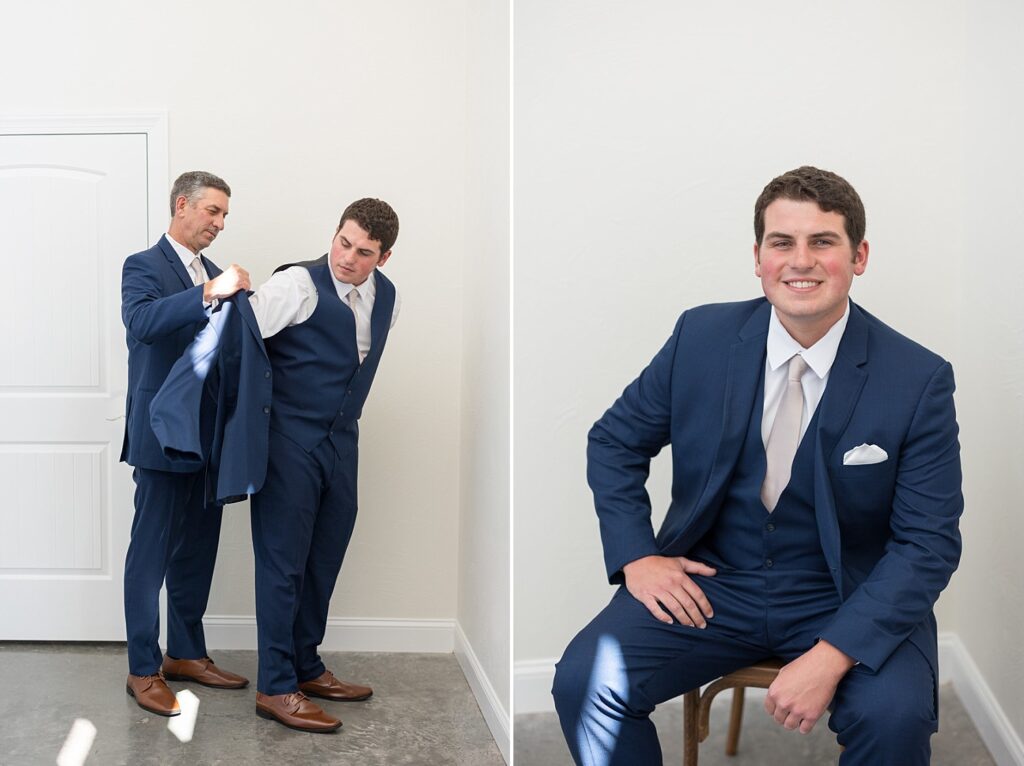 groom, groom getting ready, the legacy at willow pond wedding, Raleigh wedding photographer, historic venues in Virginia, classic wedding venue, Virginia wedding photos