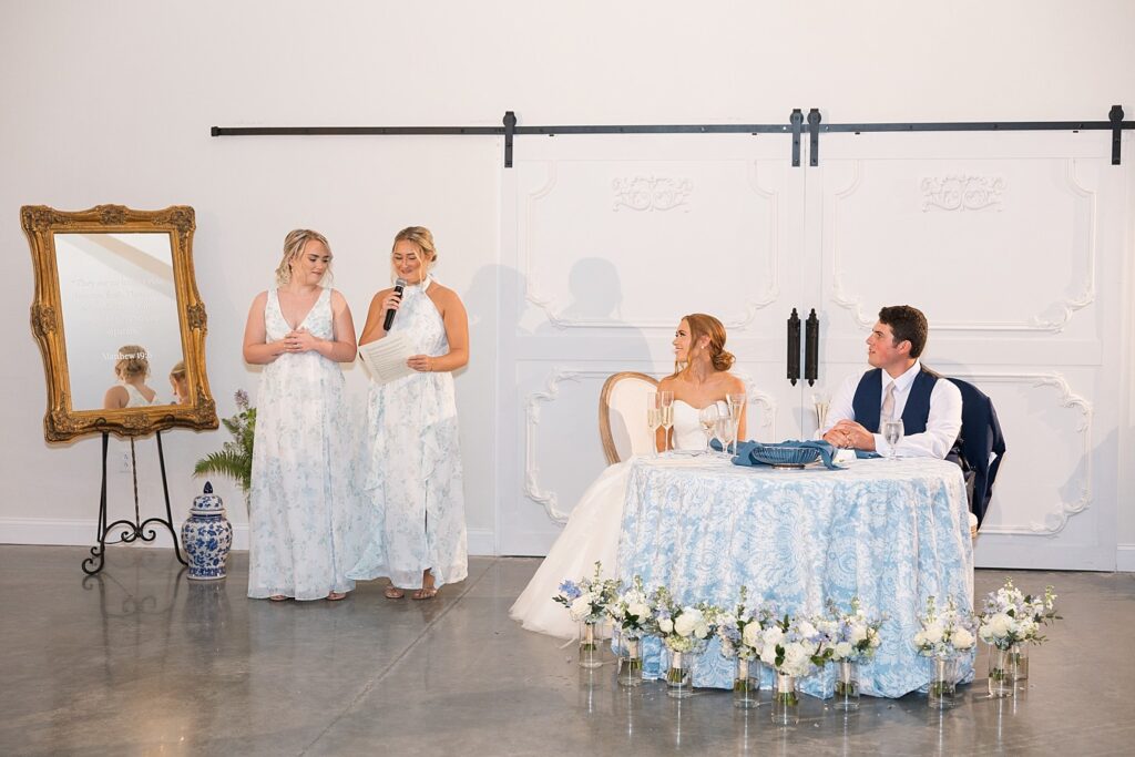 wedding reception, receptions speeches, maid of honor speech, the legacy at willow pond wedding, Raleigh wedding photographer, historic venues in Virginia, Virginia wedding photos