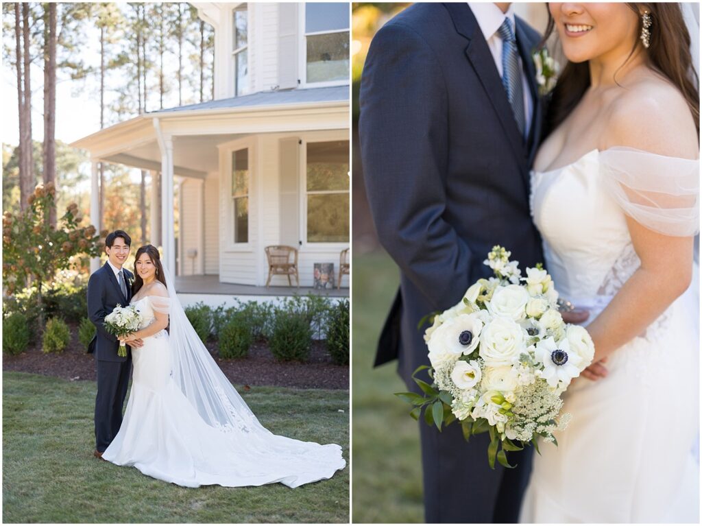 Fall wedding at The Upchurch Raleigh | wedding flowers | Autumn wedding in Raleigh North Carolina | Classic fall wedding venue | Raleigh NC fall wedding photographer | The Upchurch wedding day