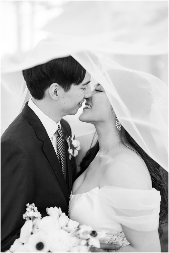 bride and groom portraits | Wedding day at The Upchurch in Raleigh | Intimate Raleigh NC wedding venue | Timeless wedding at a historic Raleigh venue | The Upchurch wedding photographer | Raleigh wedding photography experience