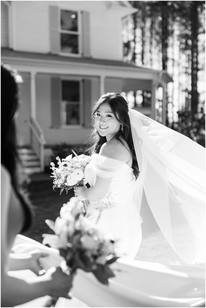 bride | The Upchurch wedding inspiration | Classic fall wedding at The Upchurch | Elegant Raleigh wedding inspiration | The Upchurch wedding photos | Romantic wedding venue in Raleigh NC