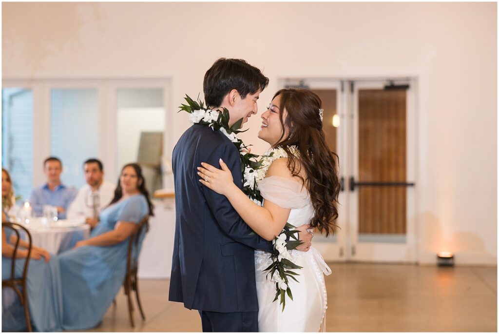 Bride and groom first dance | The Upchurch wedding inspiration | Classic fall wedding at The Upchurch | Elegant Raleigh wedding inspiration | The Upchurch wedding photos | Romantic wedding venue in Raleigh NC