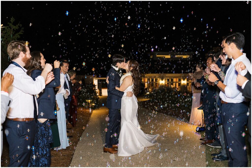 Wedding exit | reception exit | Wedding day at The Upchurch in Raleigh | Intimate Raleigh NC wedding venue | Timeless wedding at a historic Raleigh venue | The Upchurch wedding photographer | Raleigh wedding photography experience