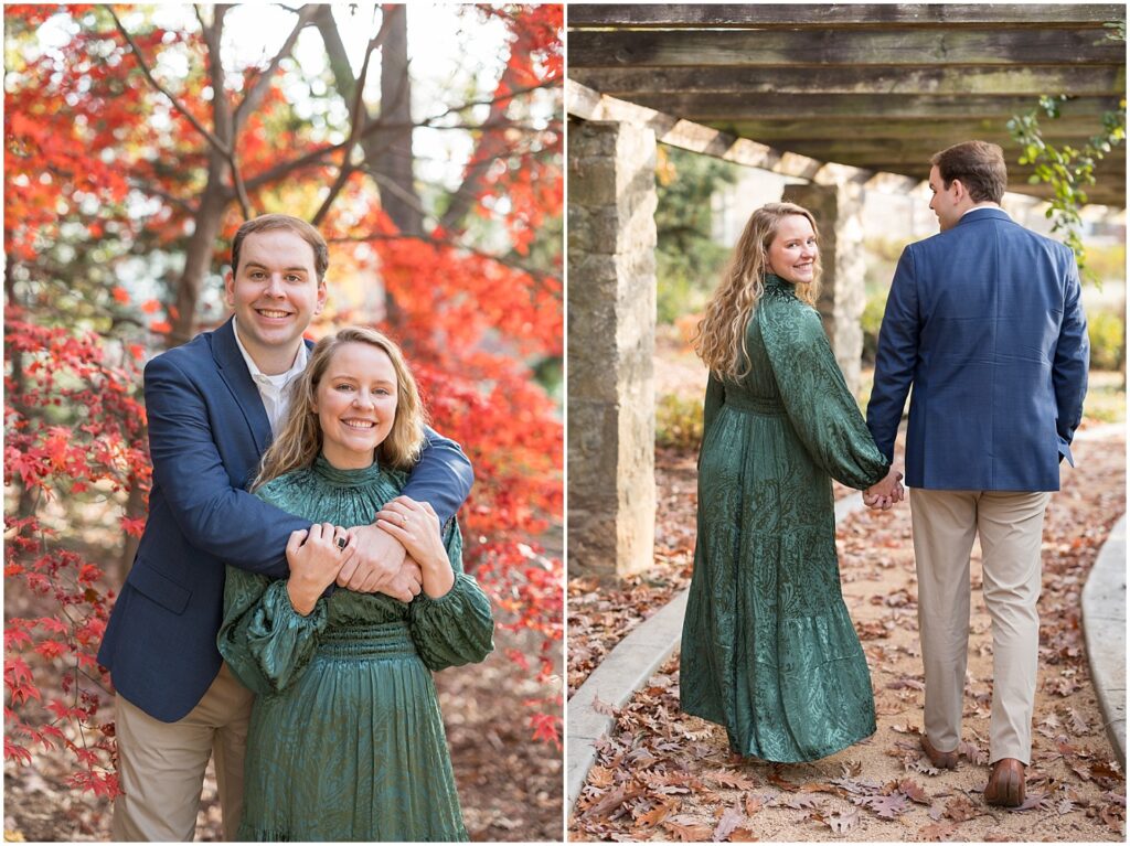 Raleigh Rose Garden engagement photos | Raleigh NC engagement photographer | Sarah Hinckley wedding photographer | Raleigh NC wedding photographer | Raleigh Rose Garden engagement session