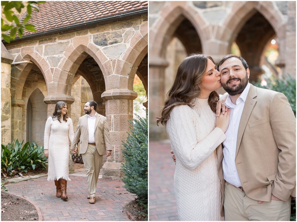 Downtown Raleigh engagement session | Raleigh NC engagement photographer | Engagement photos in downtown Raleigh | Raleigh engagement photographer | Natural engagement photography