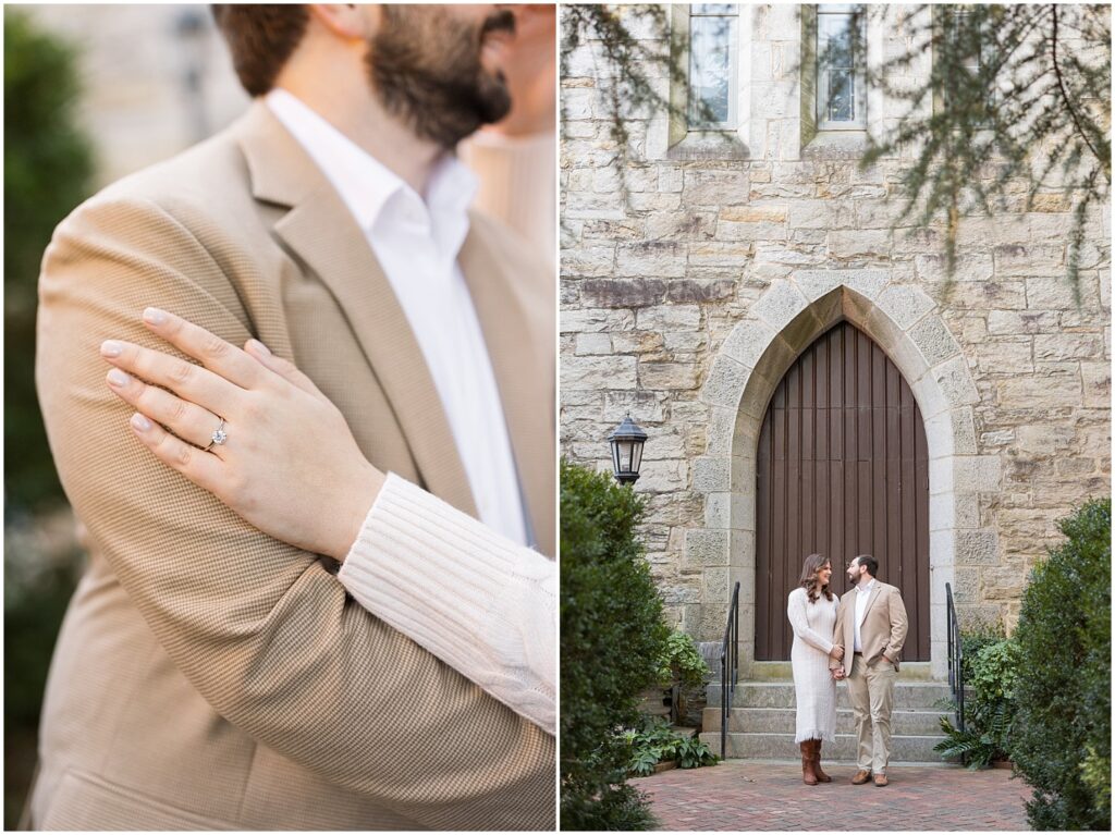 Raleigh engagement photographer | Sarah Hinckley wedding photographer | Raleigh NC engagement photographer | Downtown Raleigh engagement photos | Raleigh NC wedding photographer