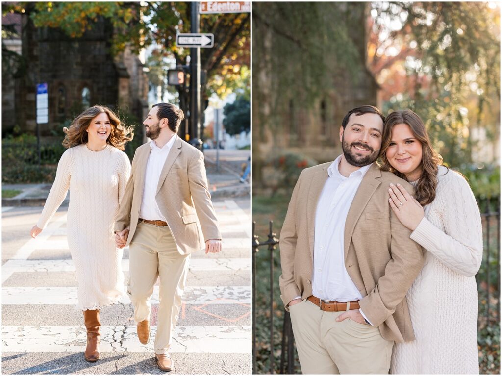 Downtown Raleigh engagement photos | Downtown Raleigh engagement session | Raleigh NC engagement photographer | Urban engagement photos in Raleigh | Raleigh engagement photographer