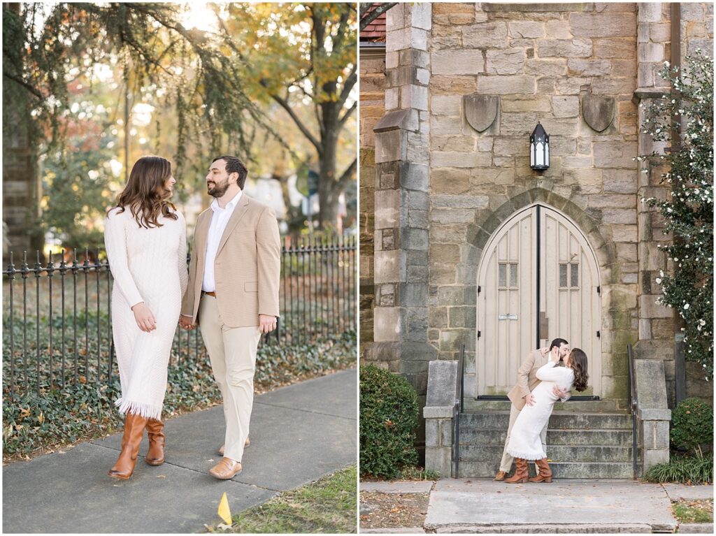 Raleigh engagement photographer | Sarah Hinckley wedding photographer | Raleigh NC engagement photographer | Downtown Raleigh engagement photos | Raleigh NC wedding photographer