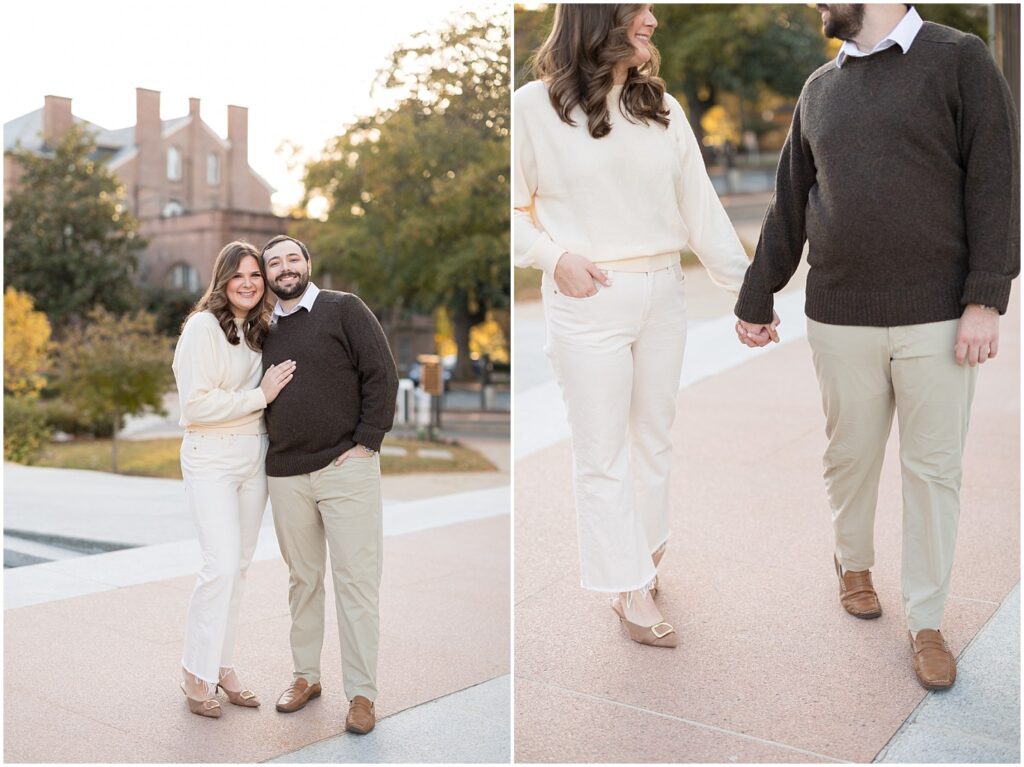 Raleigh engagement photographer | Sarah Hinckley wedding photographer | Raleigh NC engagement photographer | Downtown Raleigh engagement photos | Raleigh NC wedding photographer