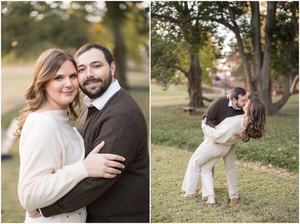 Downtown Raleigh engagement photos | Downtown Raleigh engagement session | Raleigh NC engagement photographer | Urban engagement photos in Raleigh | Raleigh engagement photographer