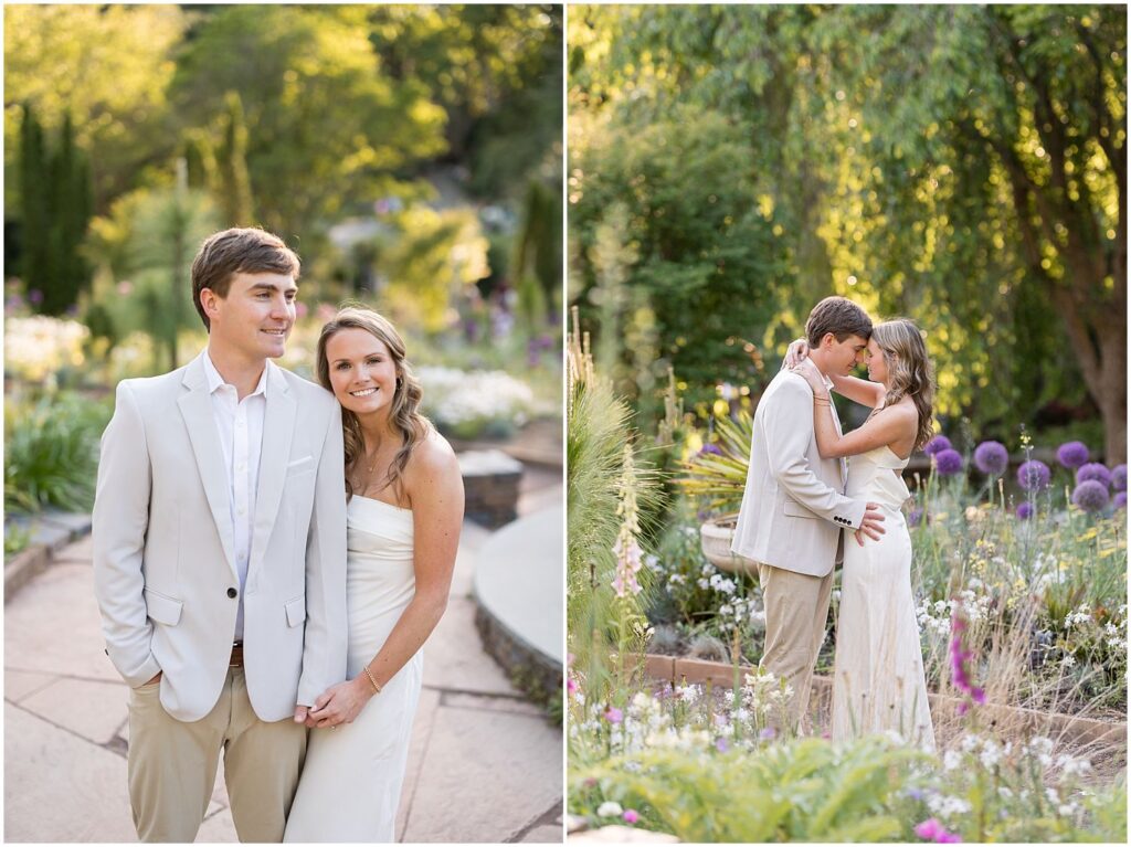 Floral engagement session vibes in Durham | Sarah Hinckley Photography
