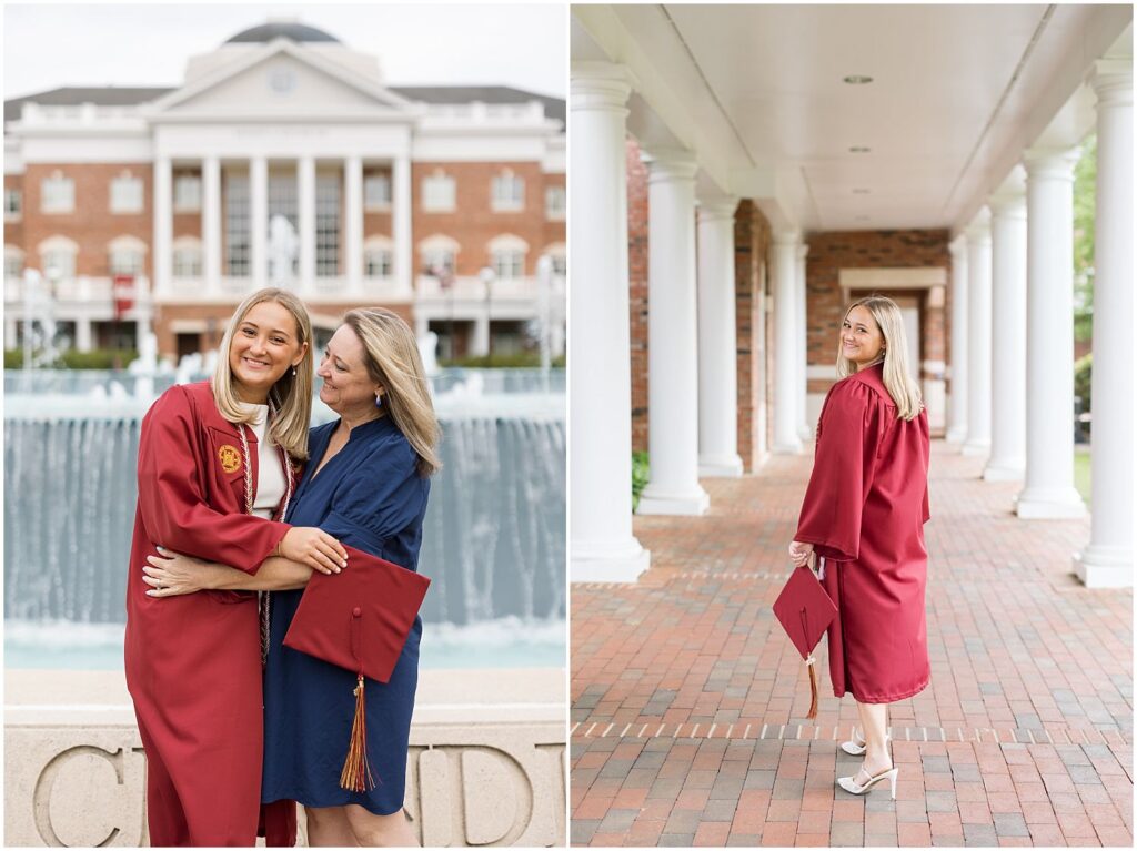 Love School of Business Elon photos, Elon business school senior photos, Elon University senior photographer, business school grad photos, Elon senior session locations, Elon business grad